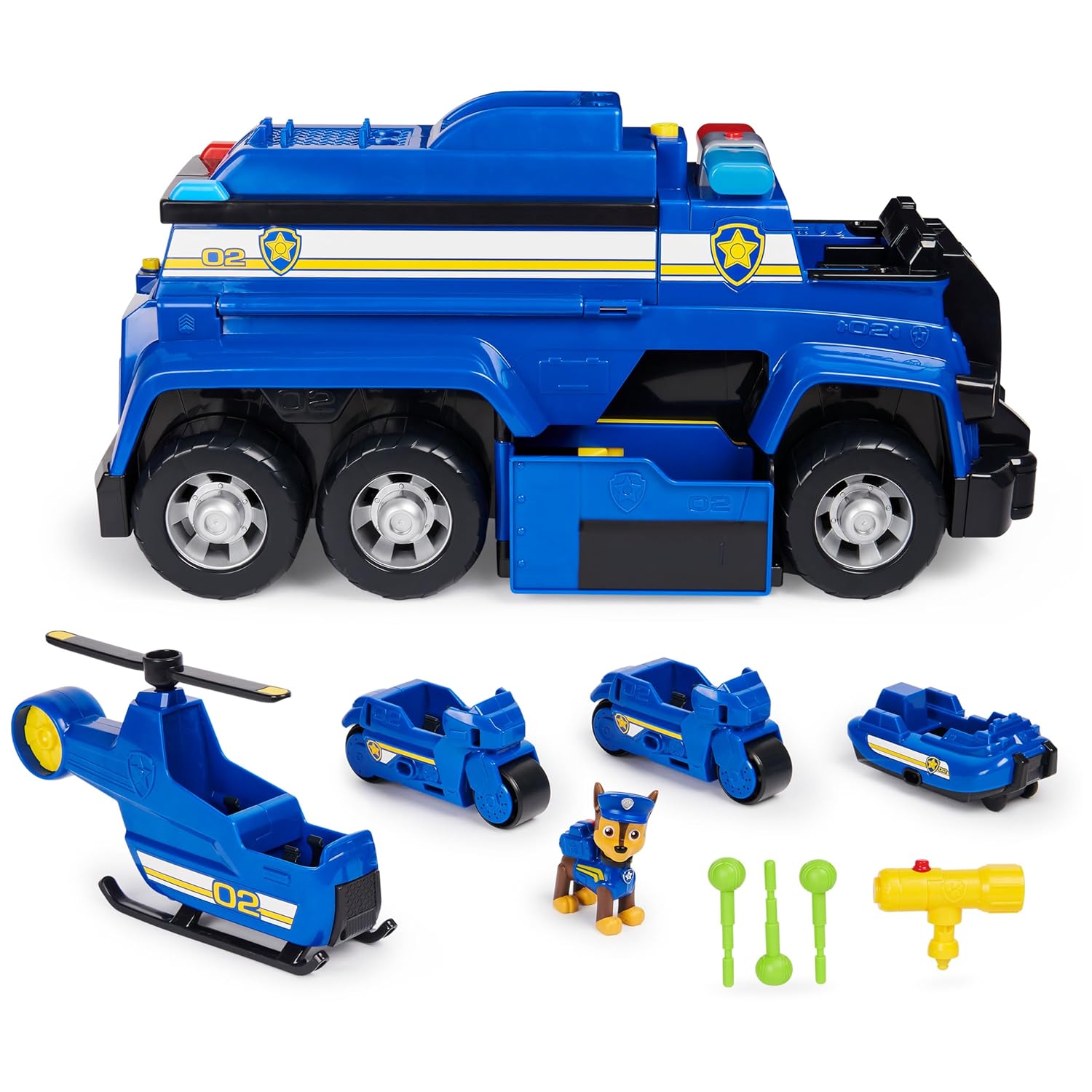 Paw Patrol Chase’s 5 - in - 1 Ultimate Police Cruiser - Toy Vehicle with Action Figure