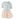 Peach & Green Small Floral Tutu Style Swimwear for Toddlers & Kids - Little Surprise BoxPeach & Green Small Floral Tutu Style Swimwear for Toddlers & Kids