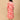 Back view of peach printed maternity shacket dress showing relaxed fit and three-quarter sleeves.
