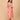 Peach maternity and nursing shacket dress with inner sleeveless dress, shown with a comfortable empire waist fit.