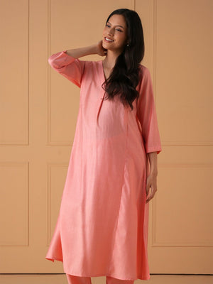 Peach Pop Maternity and Nursing Co Ord Set - S Maternity Co-ord Set