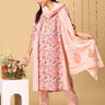 Peachy Affair Maternity and Nursing Kurta Set With Dupatta - MEW - SK - PHAF - S