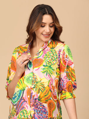 Peel Good Look Maternity and Nursing Nightwear Set - NW - SK - PMPTY - S