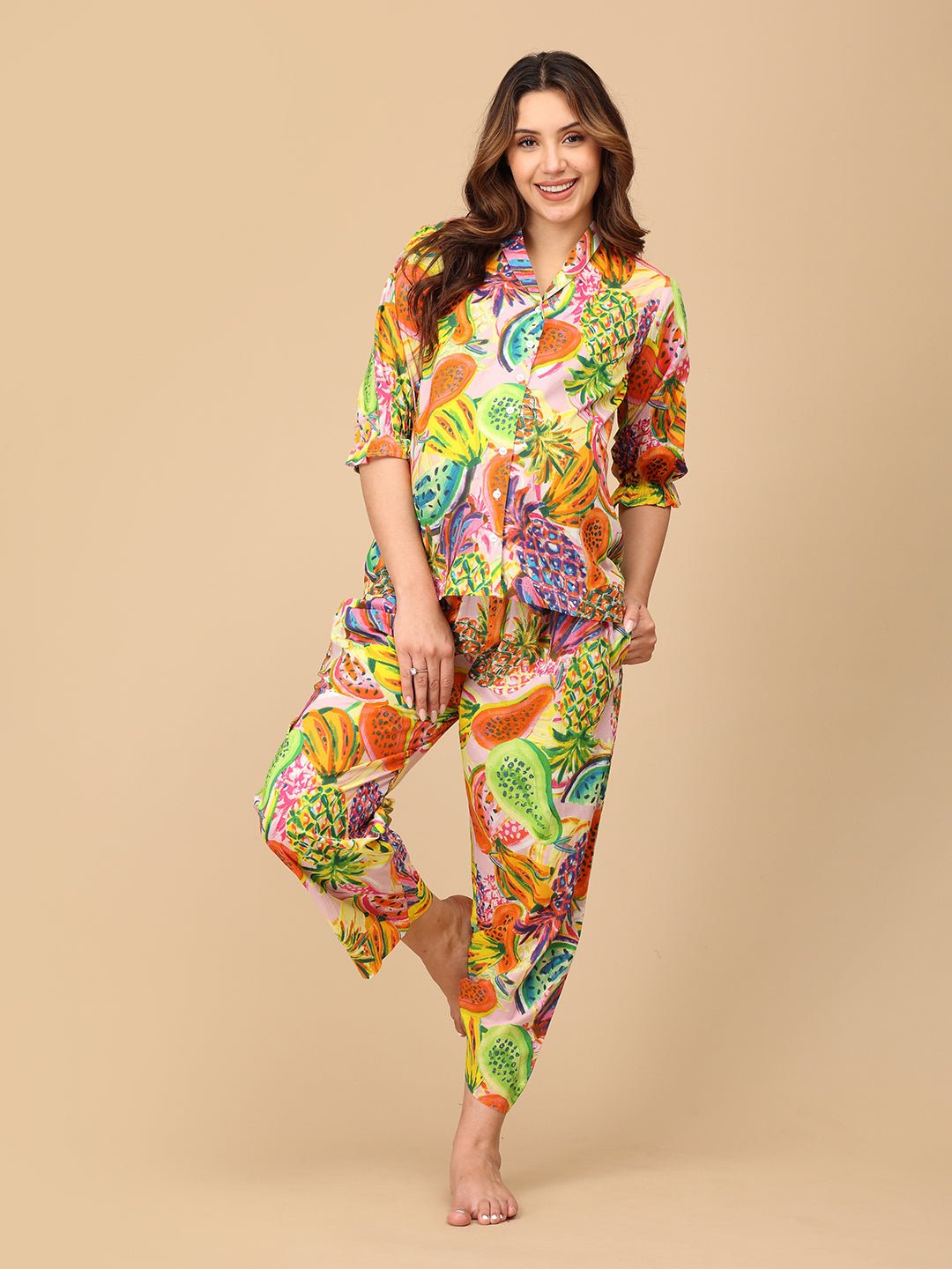 Peel Good Look Maternity and Nursing Nightwear Set - NW - SK - PMPTY - S