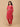Side angle of the printed pink maternity pants showing the relaxed straight silhouette and comfortable fit.