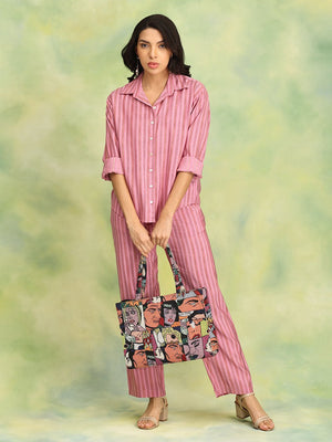 Peony Power Womens Co Ord Set - XS Women's Co ord Set