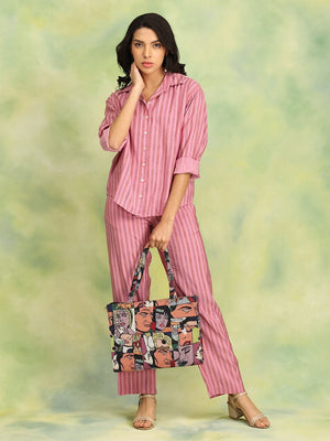 Peony Power Womens Co Ord Set - XS Women's Co ord Set