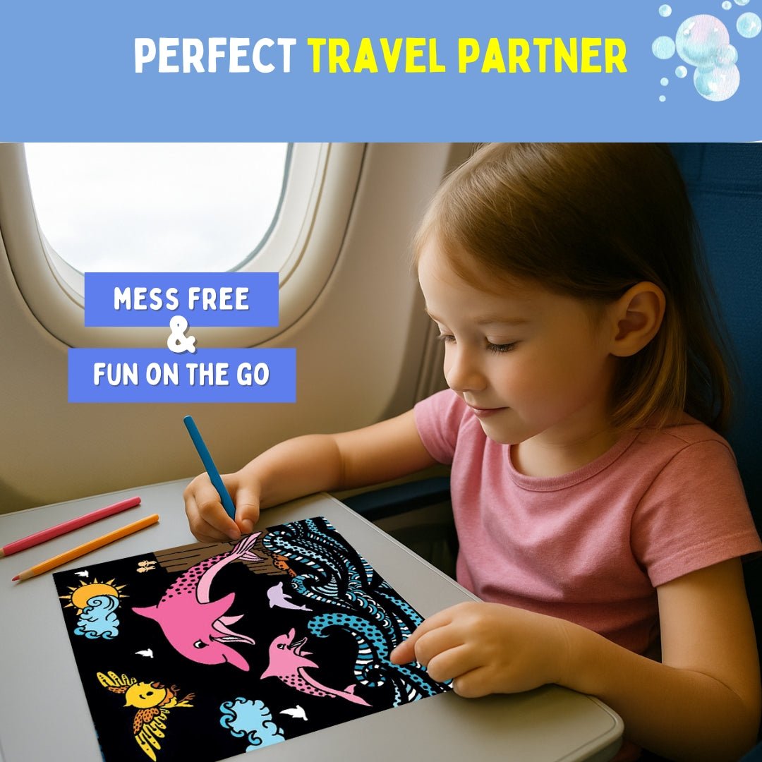 PepPlay Colour In Velvet - Ocean Life - Coloring Book