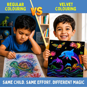 PepPlay Colour In Velvet Ocean Life | The Mom Store - Coloring Book