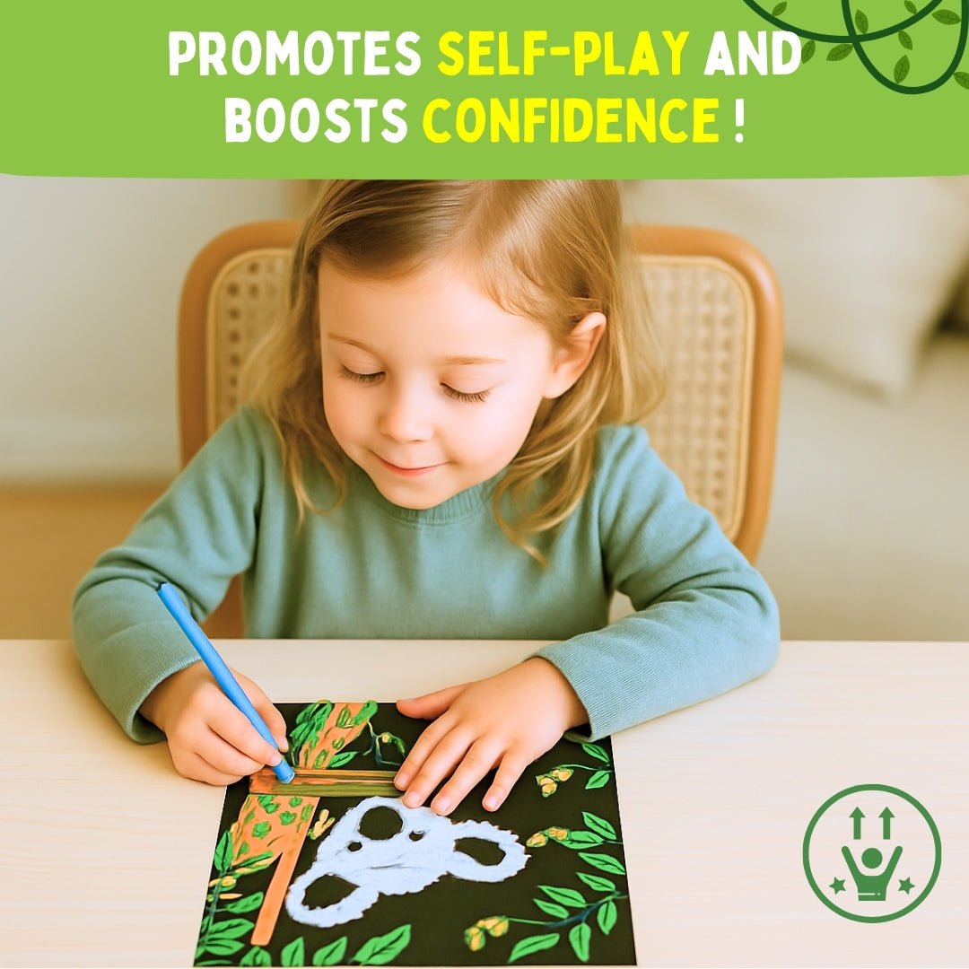 PepPlay Colour In Velvet - Wild Life - Coloring Book