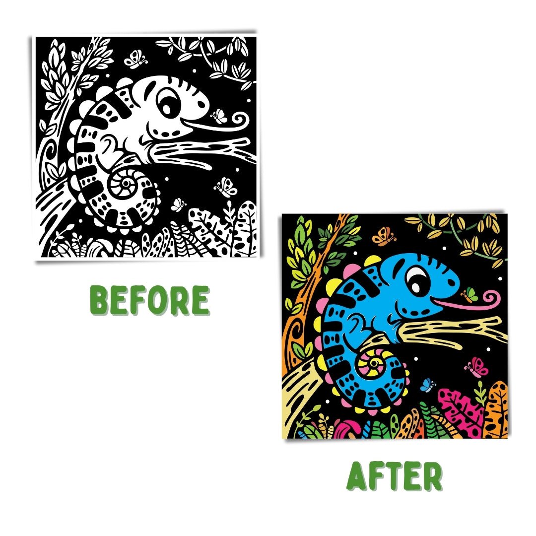 PepPlay Colour In Velvet - Wild Life - Coloring Book