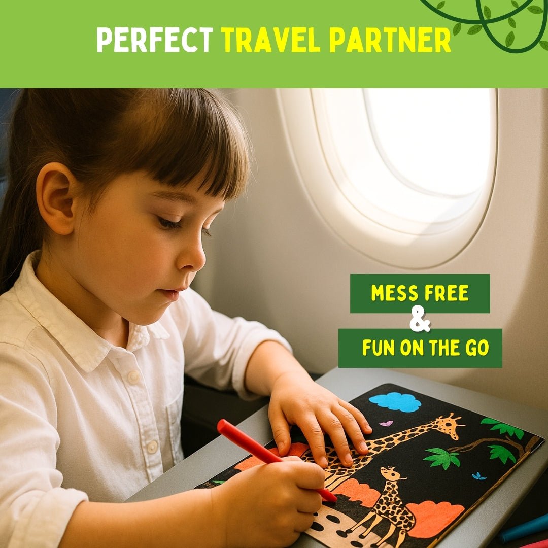 PepPlay Colour In Velvet - Wild Life - Coloring Book