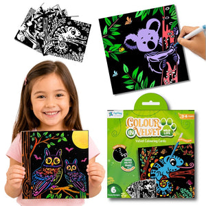 PepPlay Colour In Velvet Wild Life | The Mom Store - Coloring Book