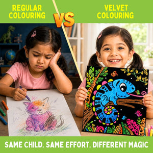 PepPlay Colour In Velvet Wild Life | The Mom Store - Coloring Book