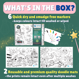 PepPlay Doodle placemats- Magical Land - PP20207