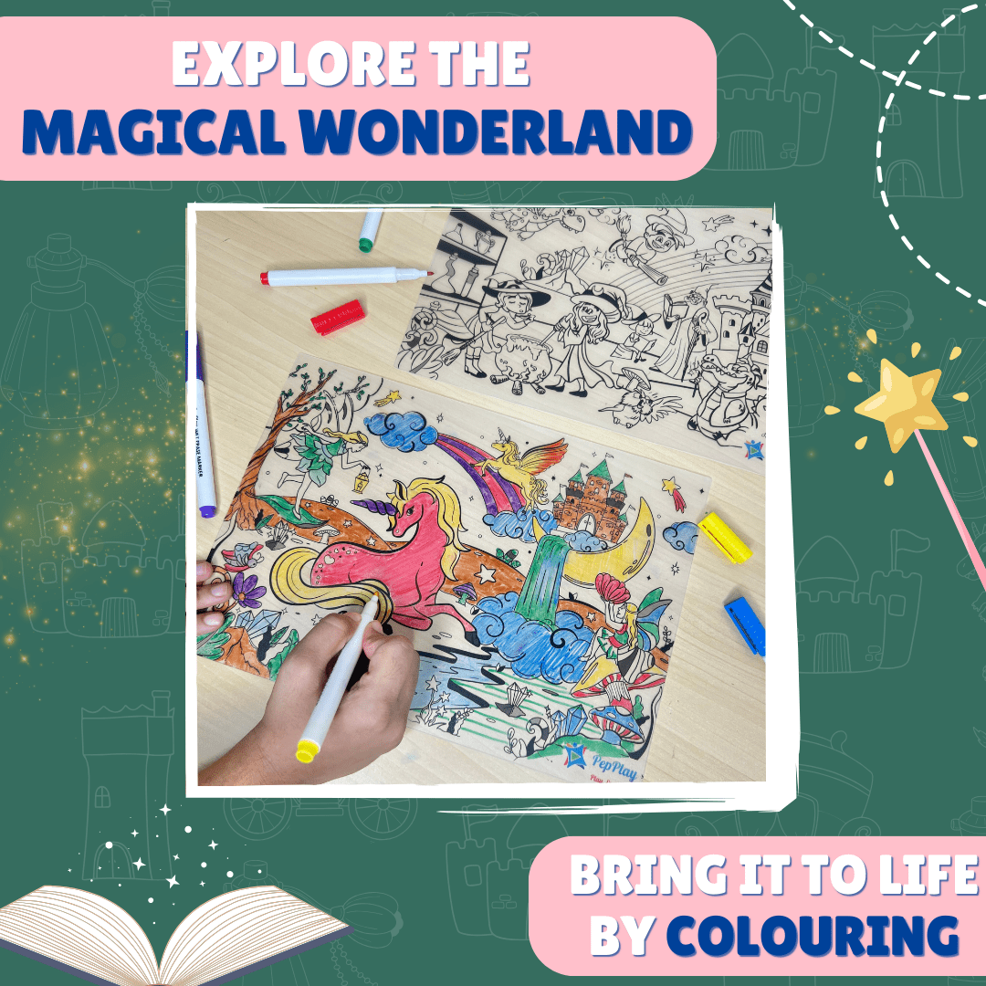 PepPlay Doodle placemats- Magical Land - PP20207