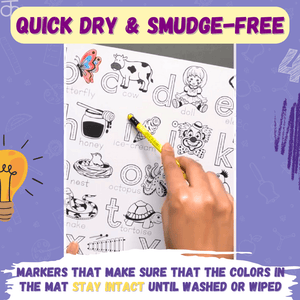 PepPlay Doodle Placemats – My First Educational Set (DIY Drawing Kit) - PP20205