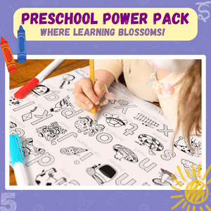 PepPlay Doodle Placemats – My First Educational Set (DIY Drawing Kit) - PP20205