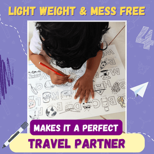 PepPlay Doodle Placemats – My First Educational Set (DIY Drawing Kit) - PP20205