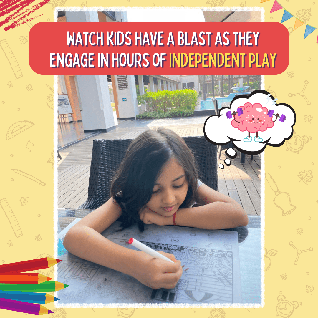 PepPlay Doodle Placemats Set– Find & Color Series (DIY Drawing Kit) - PP20206