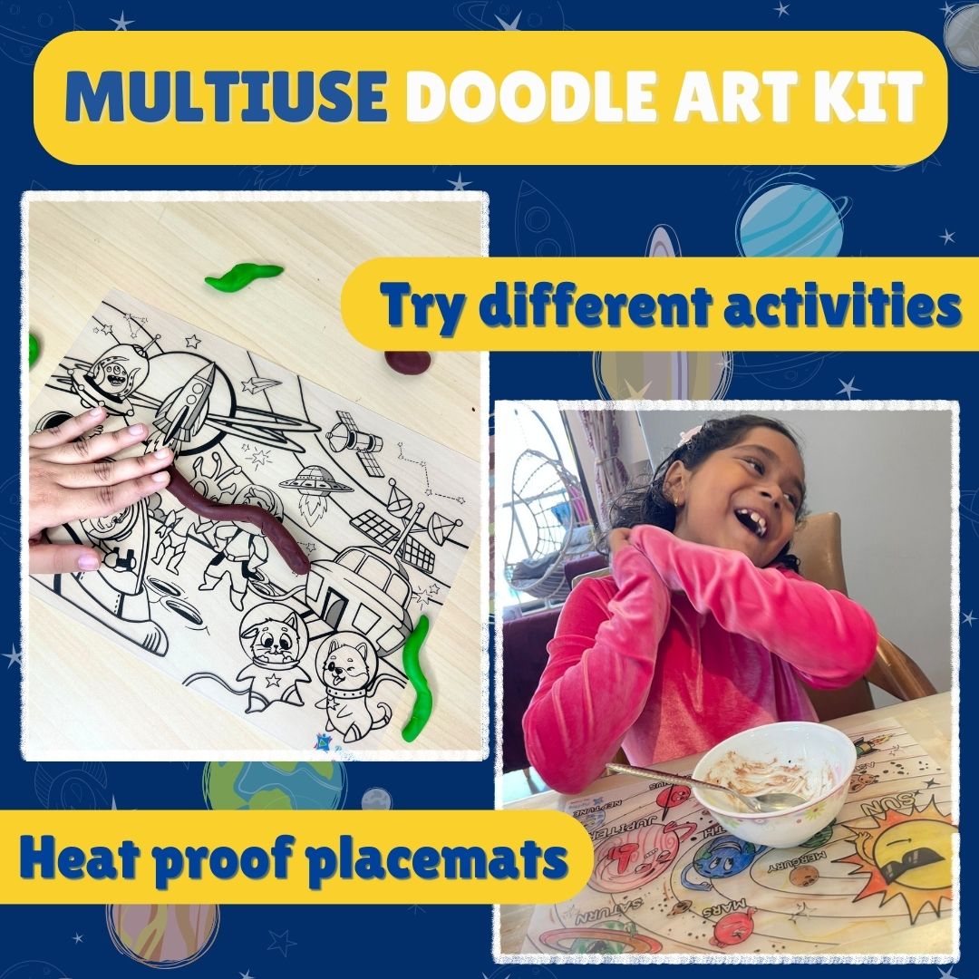 PepPlay Doodle Placemats- Space Series - PP20208