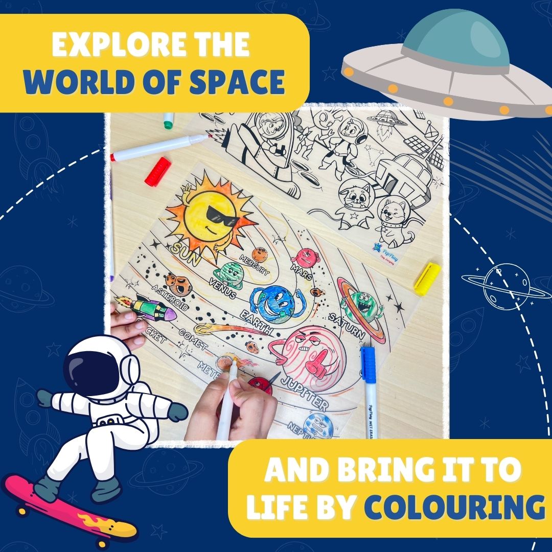 PepPlay Doodle Placemats- Space Series - PP20208