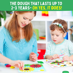 PepPlay Dough Art Kit 12 Designs Kids | The Mom Store - Play Dough Kit