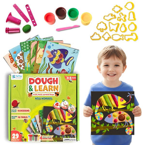 PepPlay Dough Art Kit 12 Designs Kids | The Mom Store - Play Dough Kit