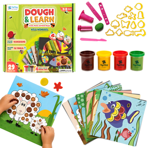 PepPlay Dough Art Kit 12 Designs Kids | The Mom Store - Play Dough Kit