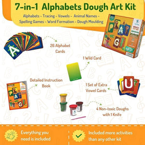 PepPlay Dough Art Kit- Alphabets Jungle Theme - PP20705