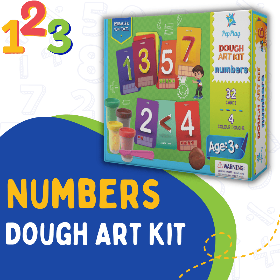 PepPlay Dough Art Kit- Numbers - PP20706
