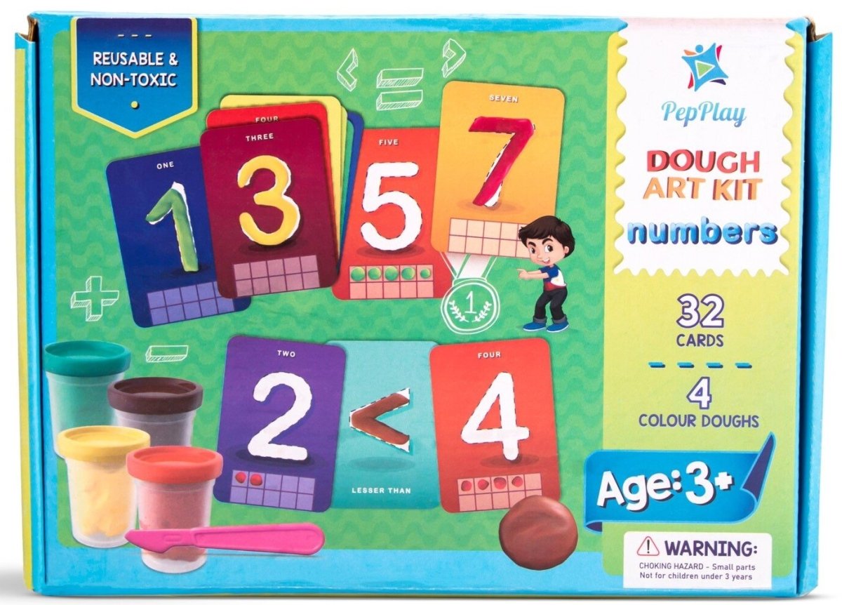 PepPlay Dough Art Kit- Numbers - PP20706