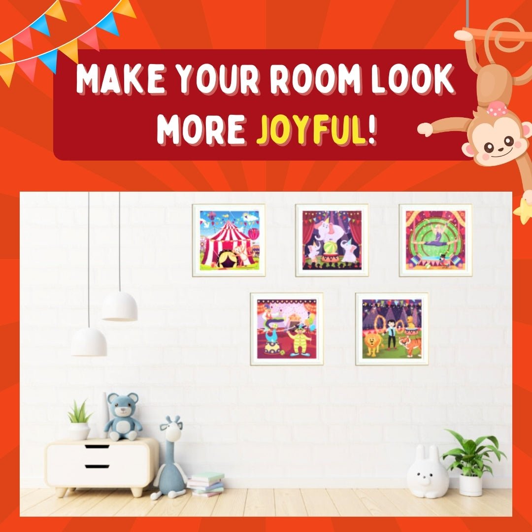PepPlay Mosaic Sticker by Number - Circus Carnival - PP20605