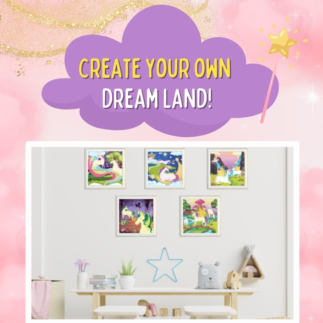 PepPlay Mosaic Sticker by Number - Magical Unicorn - PP20606
