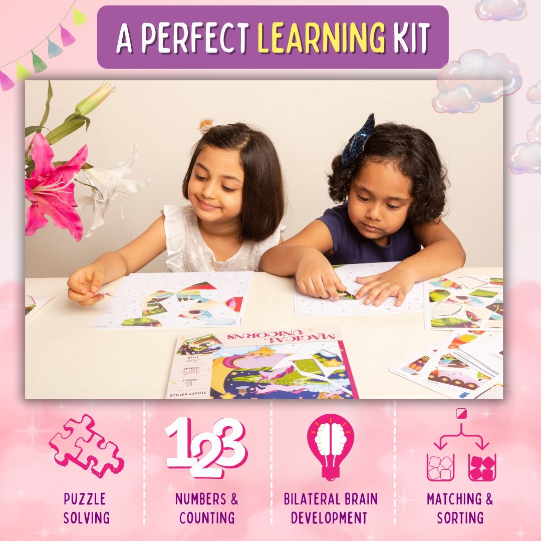 PepPlay Mosaic Sticker by Number - Magical Unicorn - PP20606