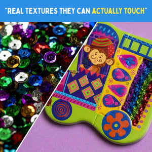 PepPlay My First Touch & Feel Puzzles - Colourful Vehicles - Puzzles