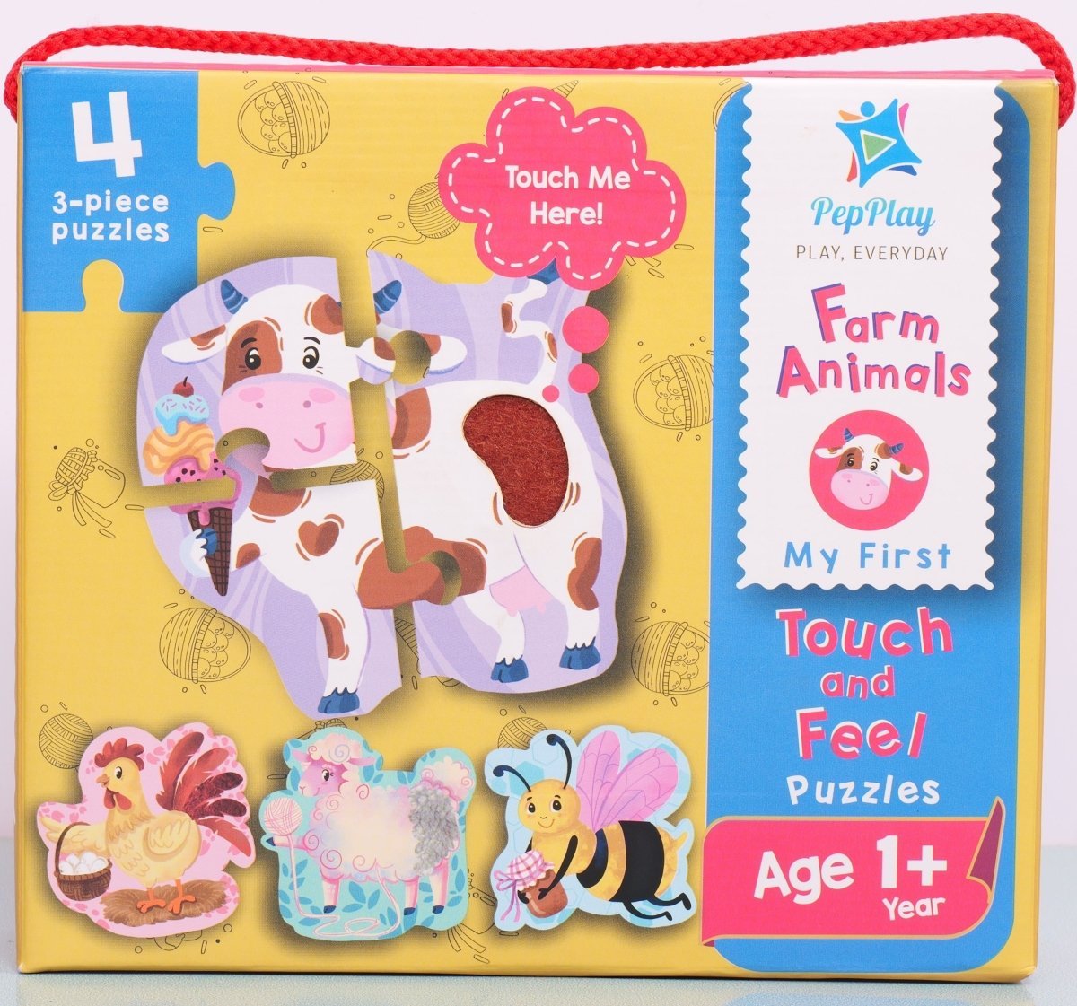 MY FIRST TOUCH & FEEL PUZZLES- FARM ANIMALS - PP20801