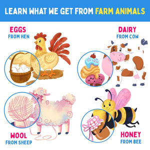 PepPlay My First Touch & Feel Puzzles - Farm Animals - Puzzles