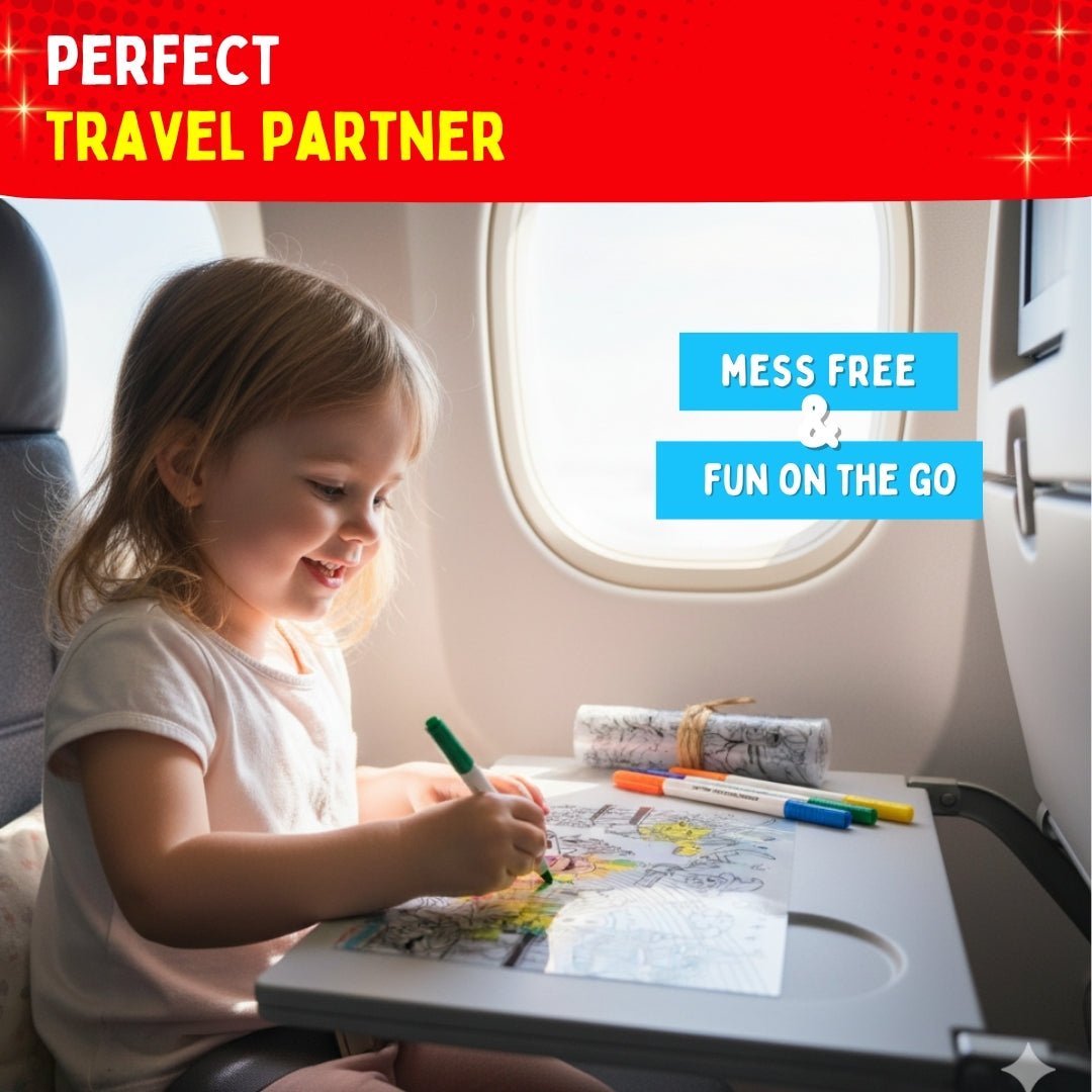 PEPPLAY RECOLOURABLES COLOUR & WIPE PLACEMATS - SUPER POWER - Drawing, Painting & Colouring