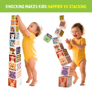 PepPlay Stacking and Nesting Cubes (Educational Brain Activity Toy) - Stacker