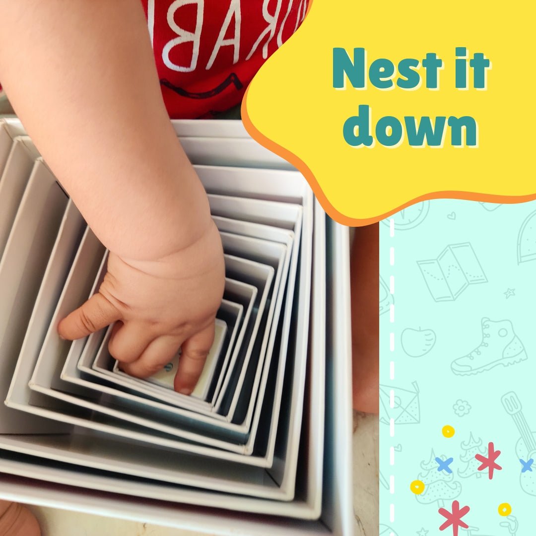 PepPlay Stacking and Nesting Cubes (Educational Brain Activity Toy) - PP20702