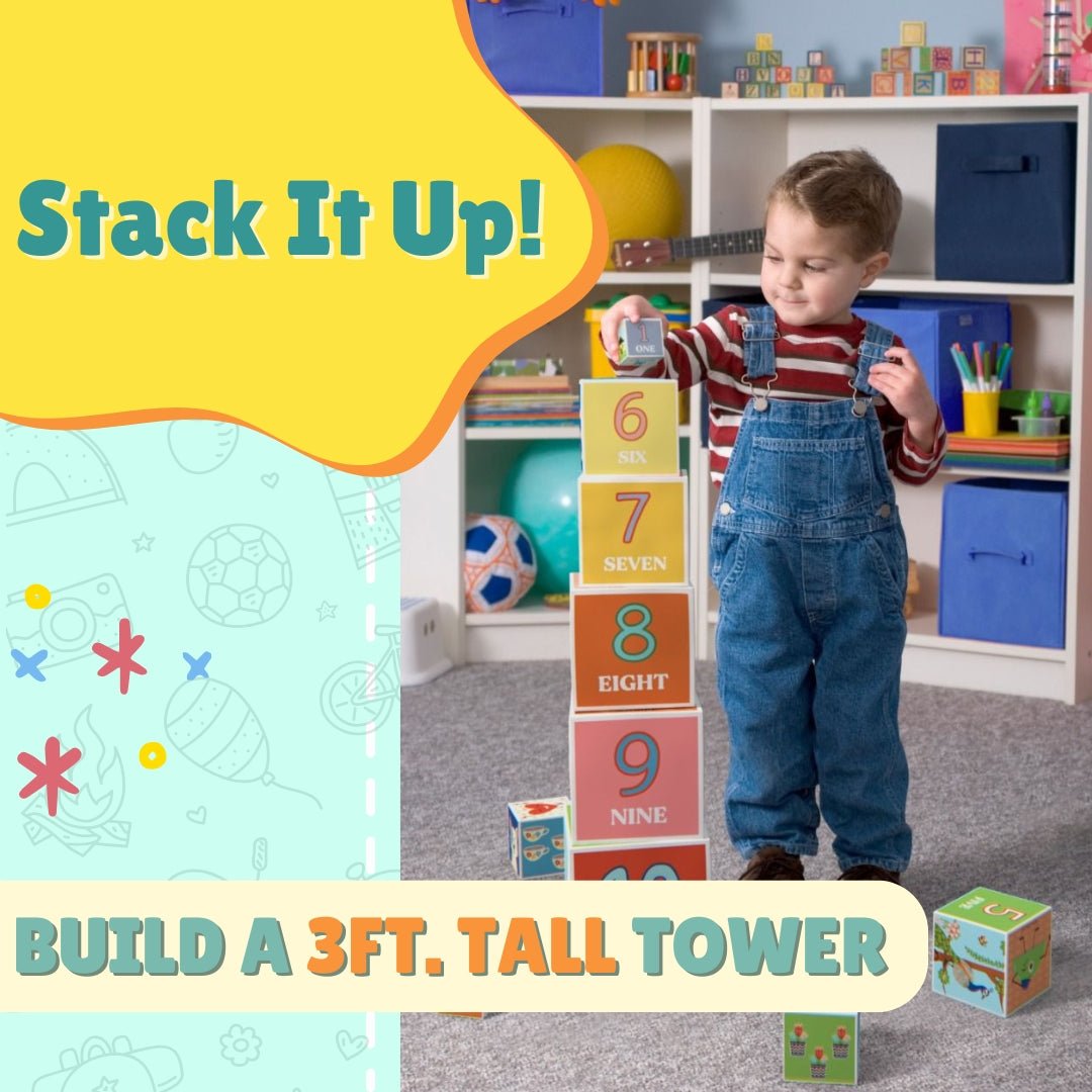 PepPlay Stacking and Nesting Cubes (Educational Brain Activity Toy) - PP20702