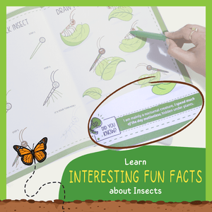 PepPlay Step by Step Drawing Book- Incredible Insects Theme - The Mom Store