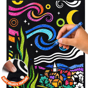 PepPlay Van Gogh Velvet Art Kit - Toys and Games