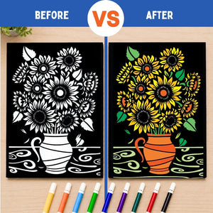 PepPlay Van Gogh Velvet Art Kit - Toys and Games