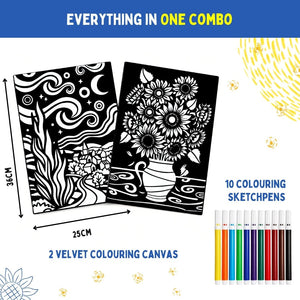 PepPlay Van Gogh Velvet Art Kit - Toys and Games
