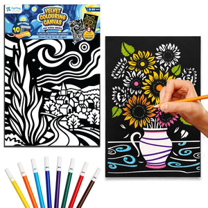 PepPlay Van Gogh Velvet Art Kit - Toys and Games