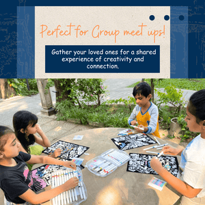 Pepplay Velvet Colouring Card Canvas- City On Water - PP20106