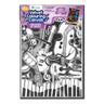 Pepplay Velvet Colouring Card Canvas - Melodies Of Music - Coloring Set