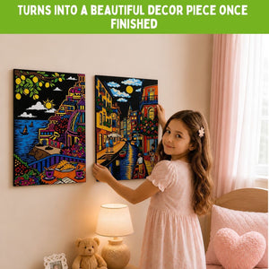 PepPlay Venice & Amalfi Velvet Art Kit - Toys & Games